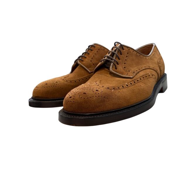 Polo Ralph Lauren Men’s NEW US 9 Suede Brown Brenton Dress Shoe - Picture 2 of 11